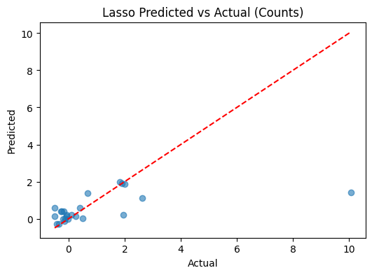 Representation for Lasso